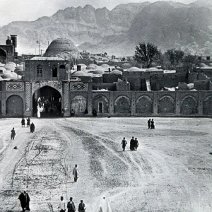 Entrance to the Main Bazaar, Kerman, Iran