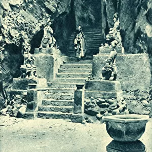 Entrance to Pagoda, Marble Mountain, Vietnam (Annam)