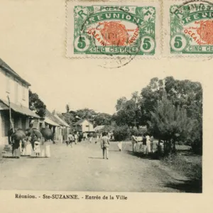 Entrance to the Village of Sainte-Suzanne, Reunion