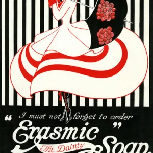 Erasmic Soap advertisement, 1917