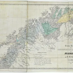 Erster Versuch einer Geognostischen Karte von Norwegen Erster Versuch einer Geognostischen Karte von Norwegen