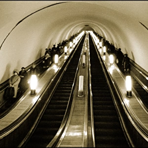 Escalators of the Moscow Metro