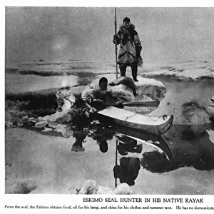Eskimo seal hunter
