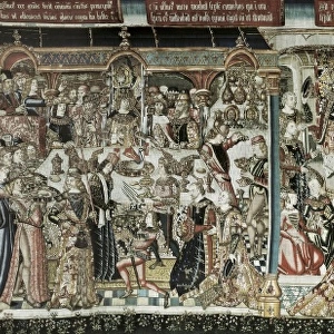 Esther before Ahasuerus. The banquet of Ahasuerus