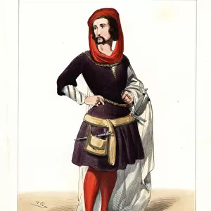 Etienne Melingue as Fernand in Les Amans de Murcie, 1844