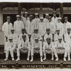 Eton and Winchester Cricket Teams - July 1906