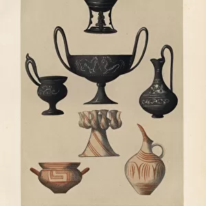 Etruscan and Campanian pottery in soft paste without glaze