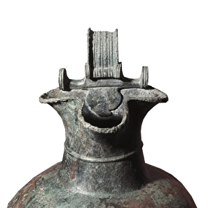 Etruscan vase. Bronze