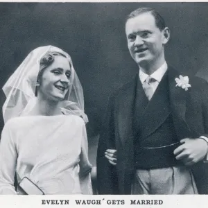 Evelyn Waugh gets married