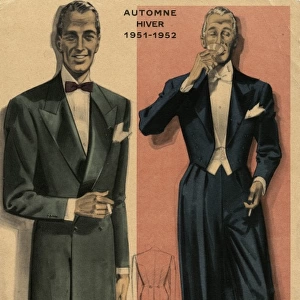 Evening dress men 1951 - 52
