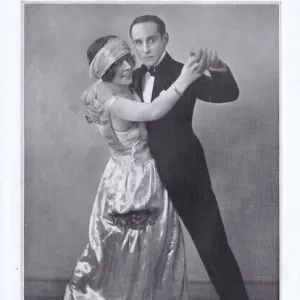 Exhibition dancers Cecil Reuben and Beryl Evetts, London, 19