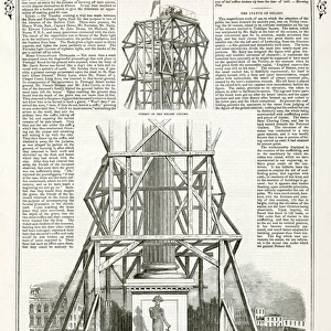 Exhibition of Nelsons Column monument 1843
