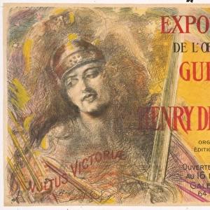 Exposition de l oeuvre de guerre de Henry de Groux. Ouverte