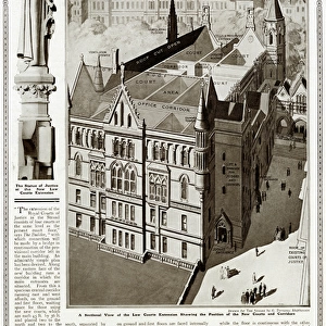 Extension of the Royal Courts of Justice, London