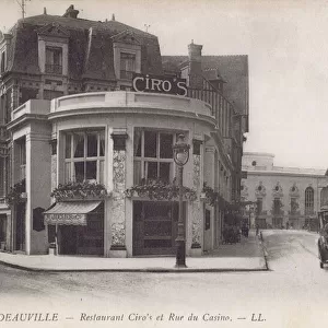 Exterior of Ciros restaurant near the Casino in Deauville