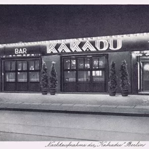 Exterior of the Kakadu bar, Berlin, 1920s