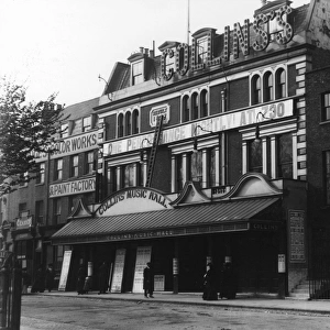 Exterior view of Collins Music Hall, Islington, London
