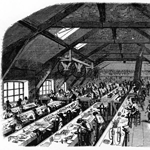 The factory of Adolphe Sax, 1848