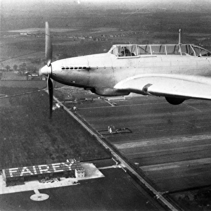 Fairey Battle first prototype K4303 The flight hangar