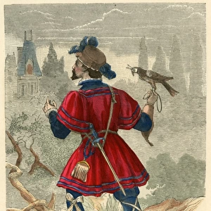 Falconry in the time of King Francois I of France