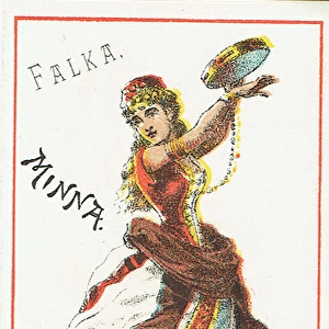 Falka by H. B. Farnie. Image of Minna, Falkas maid