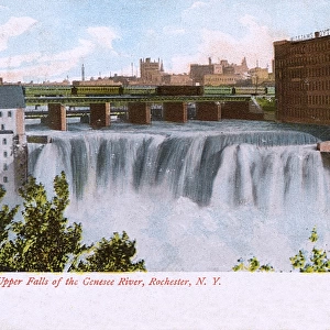 Falls of Genesee River, Rochester, New York State, USA