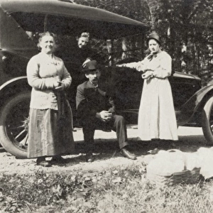 A family and their car