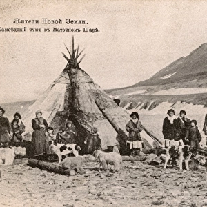 Family Group of the Koibal people - Siberia Russia