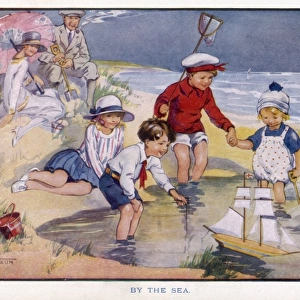 Family at Seaside 1920