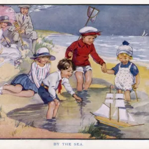 Family at Seaside 1920