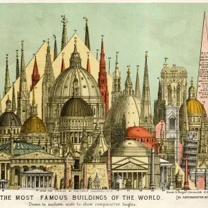 The most famous buildings of the world 1885