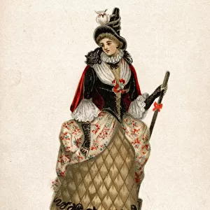 Fancy dress costume, The Witch Date: circa 1880