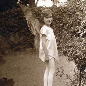 Fancy Dress - Little girl dressed as a fairy