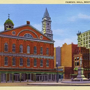 Faneuil Hall, Custom House - Boston, Massachusetts