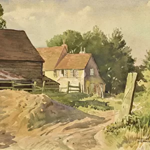 Farm scene - Painting by Raymond Sheppard