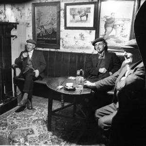 Farmers in old pub. Herefordshire