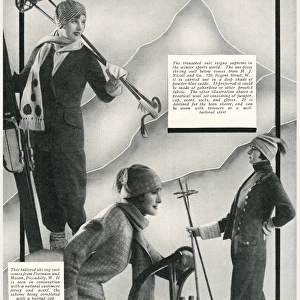 Fashion for winter sports 1929