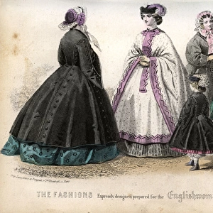 Fashionable women from 1861