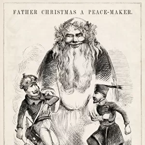 Father Christmas a peace-maker: "Come, come Russ! You are a Christian