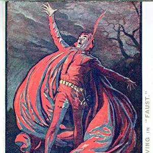Faust by W. G. Wills - Henry Irving as Mephistopheles