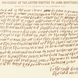 Fawkes / Monteagle Letter