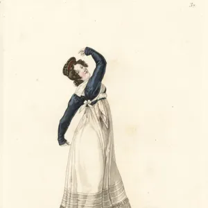 Female dance student, Paris, 19th century