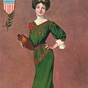 Female figure representing New Jersey, USA