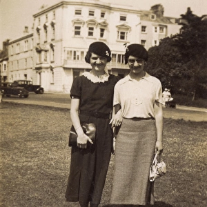 Two female friends, 1930s
