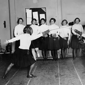 FENCING FOR GIRLS 1930