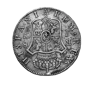 Ferdinand Viis silver coin worthing ocho reales