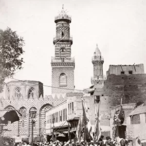Festival procession, Cairo, Egypt, c. 1890 s