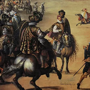 Festivities in the Plaza Mayor, c. 1630, by Juan de la Corte