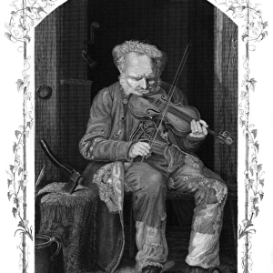 Fiddler in Cottage