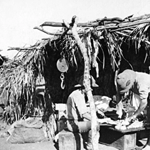 Field kitchen, Bura Camp, Kenya, WW1